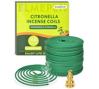 Citronella Incense Coils Outdoor - Each Burns for 5-7 Hours (Contains 48 coils & 2 Stands)