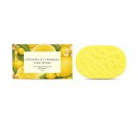 Citronella & Lemongrass Soap Sponge, Lemon Crush Exfoliating Soap Sponge, Bath Products (1PC)