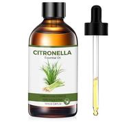 Citronella Oil 100 ml, Pure Citronella Essential Oil, Lemongrass Oil Aromatherapy Fragrance Oil for Oil Burners, DIY, Massage, Soap, Candle Making, Gifts for Women