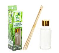 VFM - Citronella Reed Diffuser 30Ml Natural Insect Repellent, Summer Evening Summer Nights Pests Décor Camping Night Time Patio, Hiking, Outdoor, Citronella - 8cm