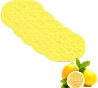 Citronella Soap Sponge, Plant Based Citronella Sponge Filled with Soap, Sweet and Uplifting Lemongrass Bar, Deep Cleansing, Natural Handmade Body Wash Bars for Family, Home, Travel, Lemon Scent (5PC)