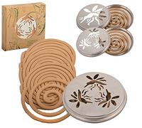 Citronella - Spiral - Metal Holder - 10 pieces (Design May Vary)
