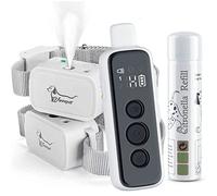 Citronella Spray Dog Bark Collar with Remote, 2 Modes - Spray & Beep, 2 Auto Spray Citronella Dog Training Collar, Humane Bark Collar
