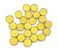 Citronella Tealights - Yellow Coloured - Pack of 24 - Indulgent Scented Candles - Natural Insect Repellent - Creates a Cosy Ambience - Enjoy Beautiful Summer TIME