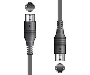 Citronic 0.75 Metre MIDI Lead with 180° 5-Pin DIN Plugs - Premium Quality Flexible Cable, Low Loss Conductors, Global Shielding for Superior Data Transmission