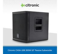 Citronic 10" 300W Passive Subwoofer Bass Bin Cabinet DJ Disco Club CASA-10B