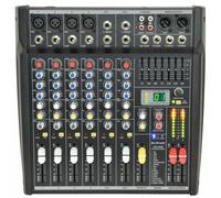 Citronic Compact Powered Mixer CSP Series – Built-in Effects, 8 Inputs, 400W