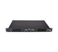 Citronic | 4 Channel Power Amplifier For Permanent or Mobile Installations 1U Rack Mountable Quad Amplifier | 4 x 200W Full Audio and Power Protection with Peak Limiter