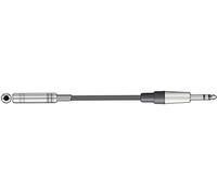Chord Pro Audio Jack to Socket Cable, 6.3mm to 6.3mm TRS Extension 3.0M