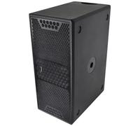 Citronic CASA-210B Dual 10" Passive Subwoofer Cabinet 1200W Peak Power | Portable PA Sub Woofer Speaker for DJ, Live Sound, Install, Stage Bass System, Compact Floor Cabinet