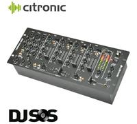 Citronic | CDM8: 4 USB 19-Inch 14 Input Rack DJ Mixer with 4 Channels