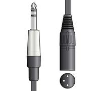 Chord S6J-XM150 1.5 m 6.3 mm TRS Jack to XLRM Lead