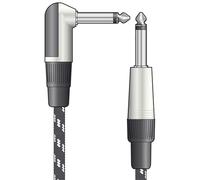 Chord | Premium Retro Guitar Lead | Black & White 3.0m