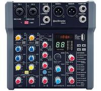 Citronic CMA-6 Compact Mixer 2 Mono + 2 Stereo with DSP USB and Bluetooth