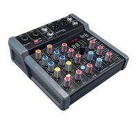 Citronic CMA-6 Compact Mixer with DSP FX and BT/USB XLR Musican Reverb Delay