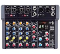 Citronic | CMA-8 Series Compact Mixer Audio Mixing Console: 99 Adjustable Digital Effects, Bluetooth Receiver, USB mp3 Audio Player/Recorder & More | 4 Mono + 2 Stereo