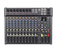 Citronic | CMC-16 Mixing Console with DSP Effects, USB/BT Player, XLR & Jack Inputs | Compact Professional Audio Mixer for Live Events, Recording & Studio Use