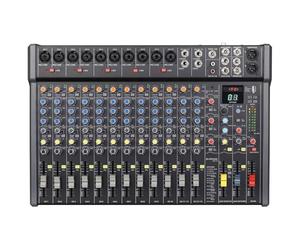 Citronic | CMC-18 Mixing Console with DSP Effects, USB/BT Player, XLR & Jack Inputs | Compact Professional Audio Mixer for Live Events, Recording & Studio Use