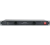 Citronic CPD-8C 19" 1U Rack Mountable 8-Way IEC Power Conditioner, 2 x 3W LEDs