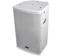 Citronic | Full Range Passive Speaker Cabinets with Wooden Enclosure & Steel Grille | 8" 500W White