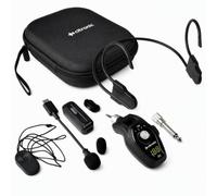Citronic NL24 Wireless Lavalier & Neckband Microphone System USB-C 2.4GHz | Clip-on lapel mic with rechargeable transmitter & receiver - ideal for presenters, trainers and interviews on the go