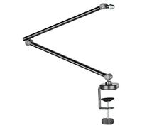 Citronic | Professional Desk Mount Microphone Boom Arm - Low Profile Mic Stand with 180° Swivel, Cable Management, 3/8" to 5/8" Adapter | Podcasting, Gaming, Studio, and Live Streaming