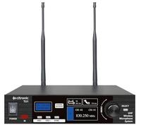 Citronic | Single Wireless Microphone System with Tuneable UHF License-Free Frequencies, Stage, Theatre, Performance | 1 x Bodypack Transmitter with Neckband & Clip Microphones, Fully Programmable
