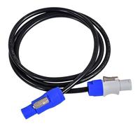 Citronic | Twist and Lock Daisy Chain Power Cable 3.0m | Secure Black 3-Core Copper Linking Lead for Stage Lighting, Audio Equipment, DJ Setups & Professional Event Power Connections