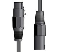 Citronic Microphone Cable Premium XLR Male to XLR Female Black 3.0 m