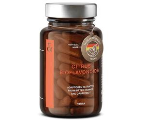 Citrus Bioflavonoids Complex with Diosmin Hesperidin and Naringin - Flavonoids Supplement Made from Bitter Orange and Grapefruit Extract - Circulation Booster - 60 Capsules - Made in Germany
