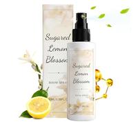 Citrus Burst - 100ml Long Lasting Lemon Air Freshener Spray, Bathroom Odor Fighting Fragrant Mist, Concentrated Home & Car Deodorizer, Lemon Zest Single Unit