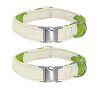 Citrus Fresh Zest Adjustable Pet Collar for Small Medium Large Dogs & Cats, Reflective Strip for Night Safety, Soft Comfort Pad