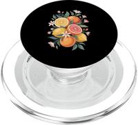 Citrus Fruit Boho Orange Lemon Grapefruit Floral PopSockets PopGrip for MagSafe