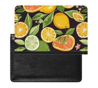 Citrus Fruit Pattern Passport Cover Protector Rfid Blocking Passport Holder Id Card Holder Secure Travel Wallet Organizer for Passport Tickets Credit Cards, style, One Size