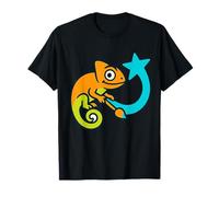 Citrus Harmony Chameleon Star Stripe for Kids Children Youth T-Shirt