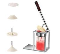 Citrus Juicer Hand Press - 12x6in Manual Fruit Squeezer, Orange Lemon Pomegranate, Heavy Duty Commercial, Stainless Steel Juicing Tool, Kitchen Accessory, Juice Extractor, Home Beverage Maker