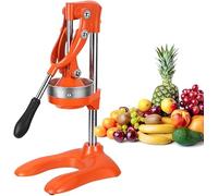 Citrus Juicer, Heavy Duty Manual Fruit Extractor for Pomegranate, Orange, Lemon, and Lime - Stainless Steel Commercial Hand Press