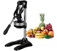 Citrus Juicer, Heavy Duty Manual Fruit Extractor for Pomegranate, Orange, Lemon, and Lime - Stainless Steel Commercial Hand Press