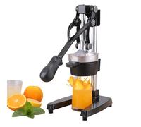 Citrus Juicer, Heavy Duty Manual Press with Lever, Professional Fruit Squeezer for Orange, Lemon, Lime, Pomegranate, Non-Slip Base