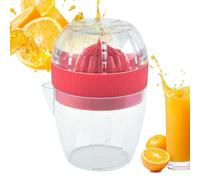 Citrus Juicer, Lemon Squeezer - Small Manual Juicer with Measuring Cup and Strainer | Multifunctional Portable Lemon Squeezer, Kitchen Gadgets,Fruit Juicer for Lemon, Lime, Orange