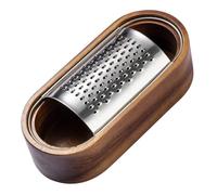 Citrus Lemon Zester, Stainless Steel Cheese Grater with Container, Handheld Vegetable Graters for Parmesan Cheese Ginger Garlic Nutmeg Fruits