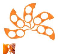 Citrus Orange Peeler, 5X Fruit Peel Cutters, Lemon Grapefruit Peeling Tool with Edge, Vegetable Slicer Tool, Kitchen Gadget with Ergonomic Design, Fruit Preparation for Home Kitchen