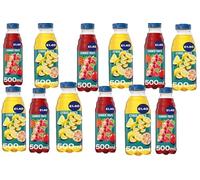Citrus Punch & Summer Fruits PMP - 500ml - Still Mixed Citrus Fruit Juice Drink with Sugar and Sweeteners - Refreshing Summer Fruit Flavoured Beverage - Os (12 x Bottle, lemon & Summer fruit Mixed)