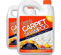 (Citrus Splash, 10L) Cleenly Carpet Shampoo Pet Odour Remover