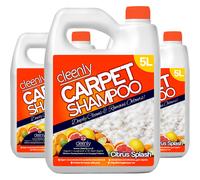 (Citrus Splash, 15L) Cleenly Carpet Shampoo Pet Odour Remover