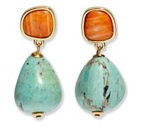 Citrus Splash Earrings Blue one size