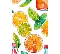 Citrus Splash: Fresh Fruit & Mint Notebook: Fruit & Mint Notebook 6 x 9 inches