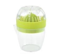 Citrus Squeezer - Manual Lemon Juicer with Measuring Cup | Small Portable Fruit Squeezer and Citrus Press for Home and Travel | Easy-to-Use Kitchen Gadget for Fresh Juice Extraction from Lemons, Limes