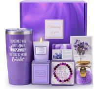 CITTA Gifts for Women Mom Wife Her, Unique Birthday Mother's Day Thank You Gift for Women, Best Friend, Lavender Spa Bath Gift Basket Set for Her, Self Care Get Well Retirement Appreciation Gifts