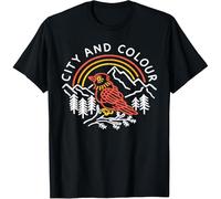 City and Colour Heritage Circle Graphic for The Awesome Band T-Shirt Size L Black